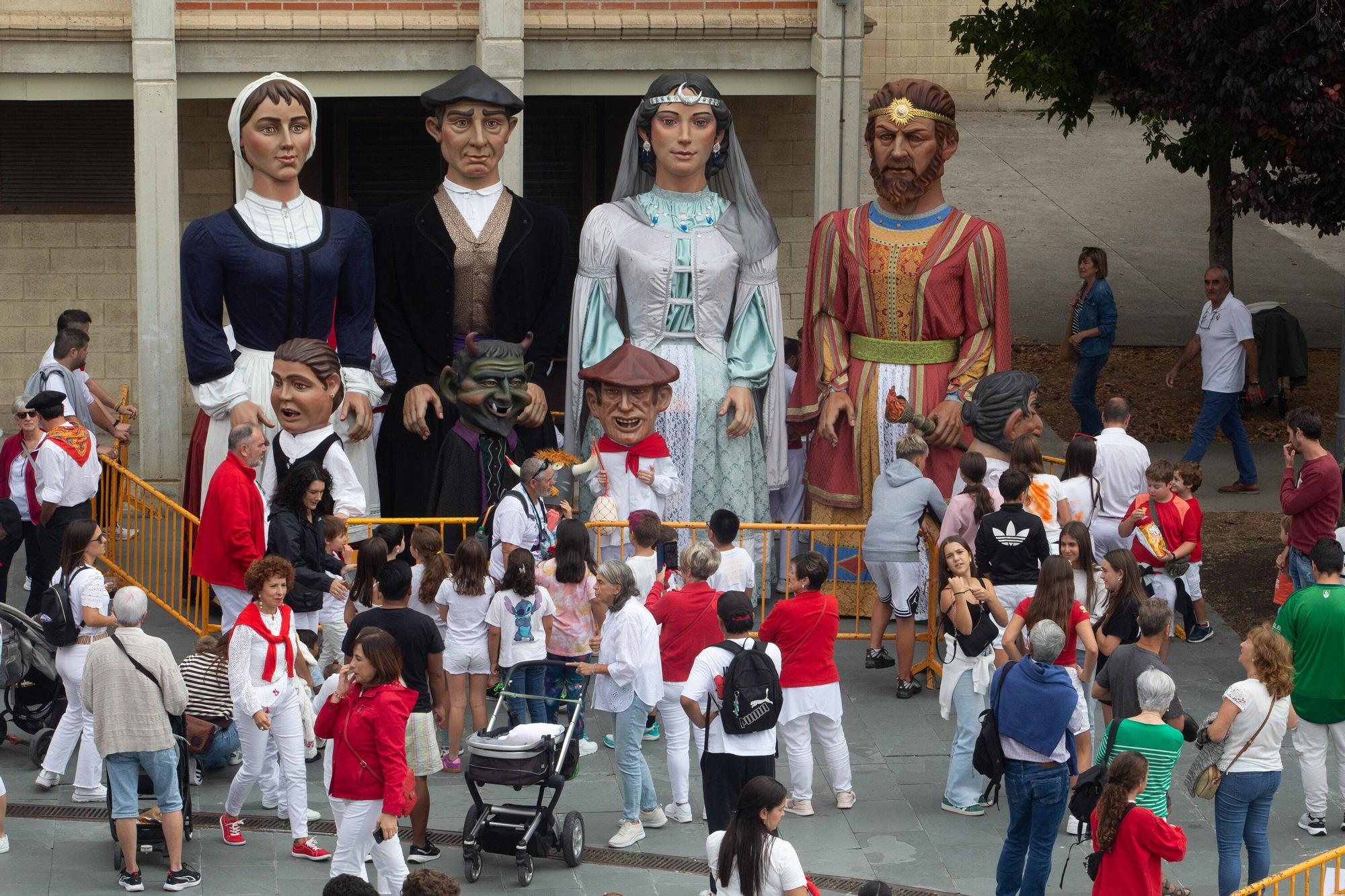 Fotos del cohete de fiestas de Zizur 2025