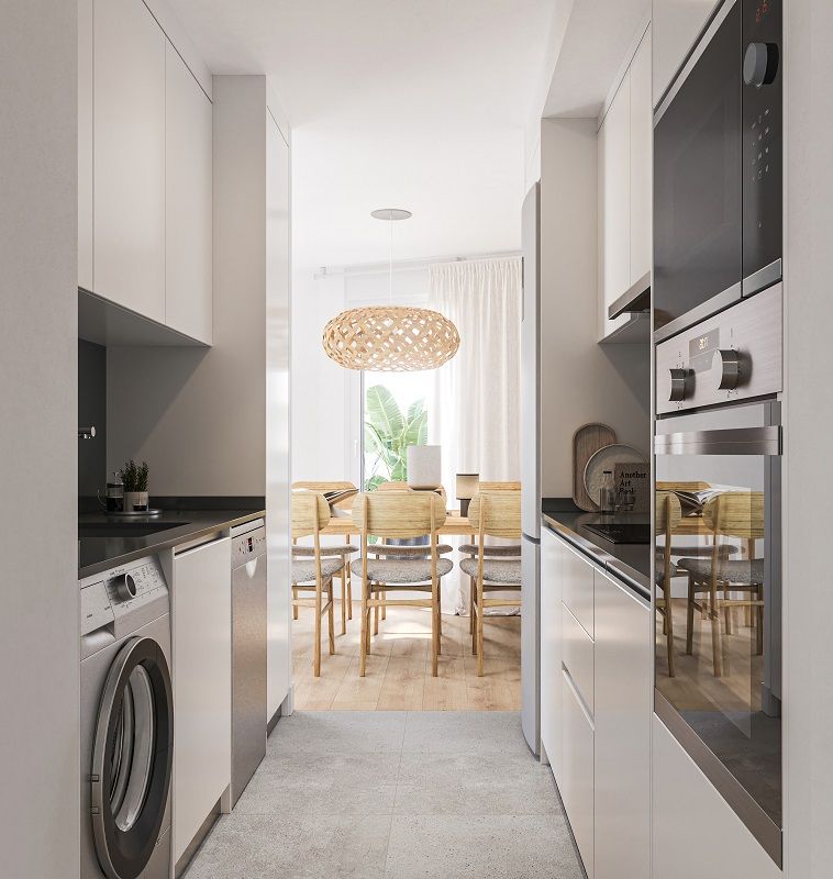 Cocina de una vivienda.