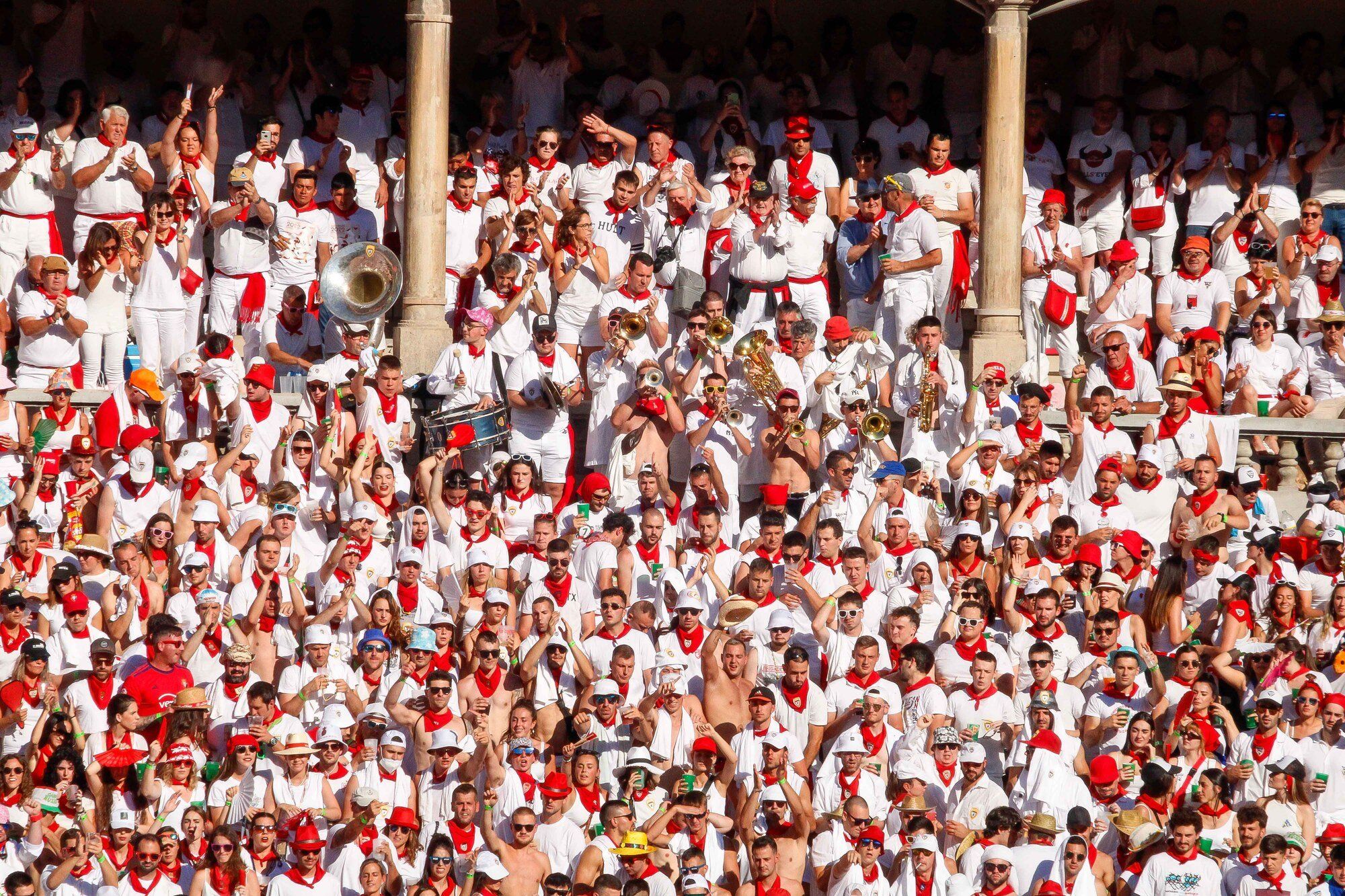 Ambiente en la Plaza de Toros el día 8 de julio