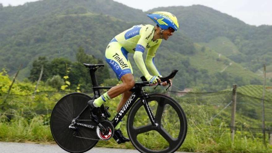 Contador estruja el Giro