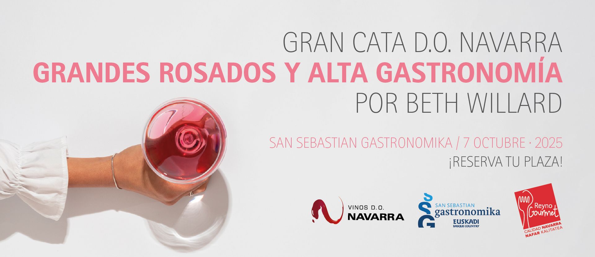 Cata de Grandes Rosados D.O. Navarra y Alta Gastronomía en San Sebastian Gastronomika.