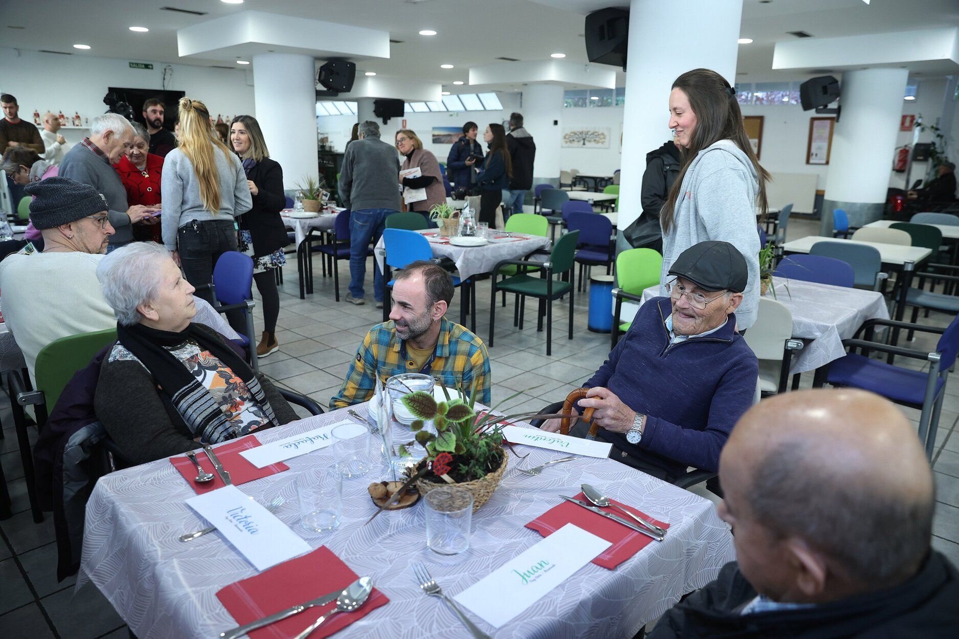 Acto de inauguración del comedor comunitario de Berriozar