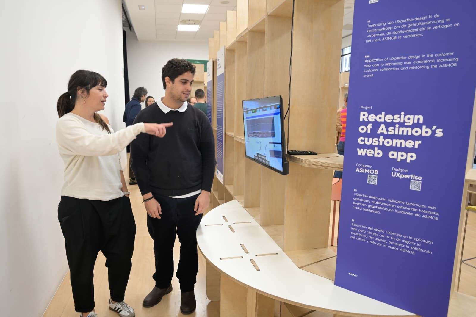 En imágenes: Bilbao Ekintza presenta los proyectos de diseño realizados con empresas de Flandes dentro de la Bilbao Bizkaia Design Week.