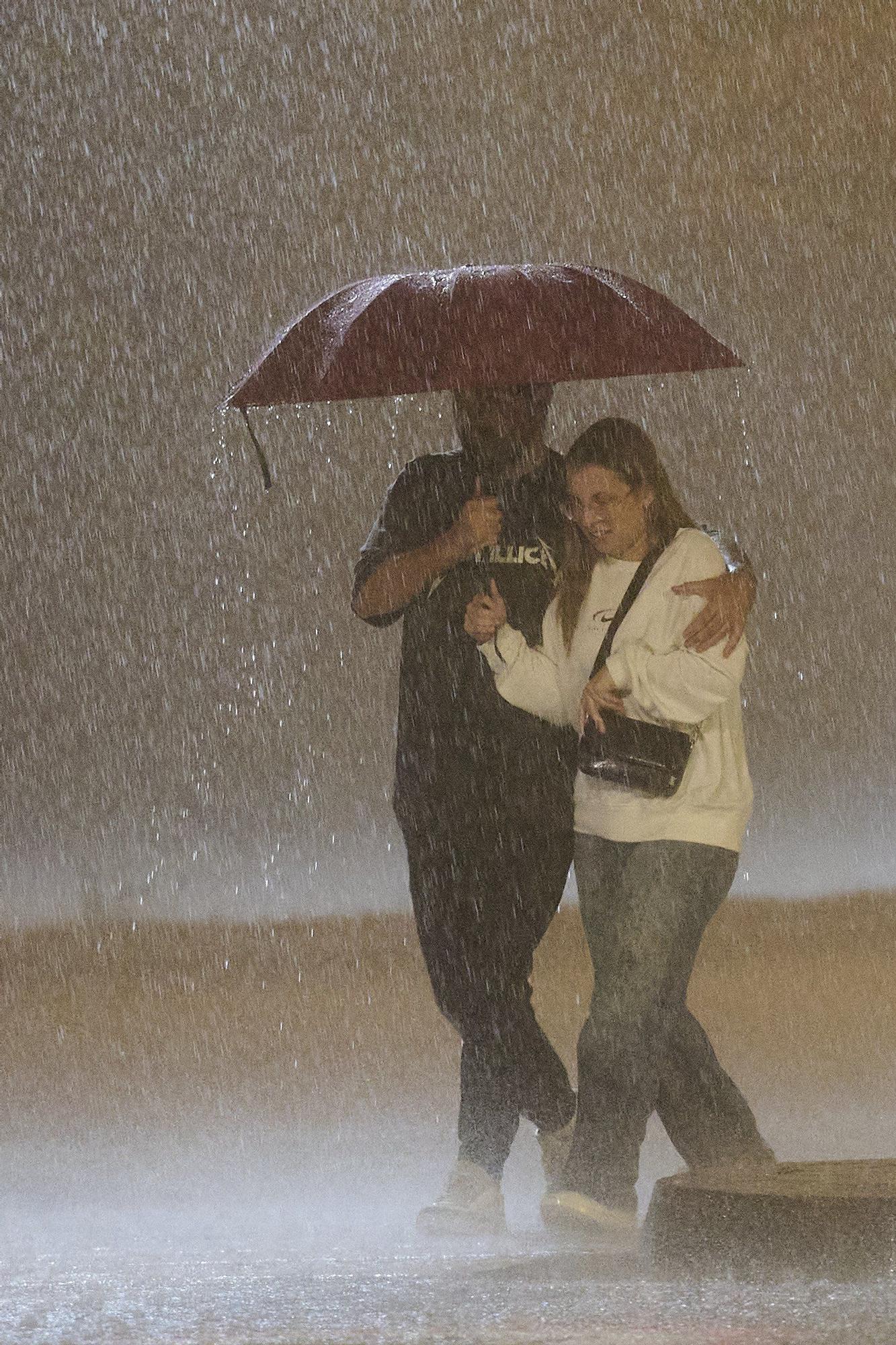 Tormenta en Pamplona y la Comarca
