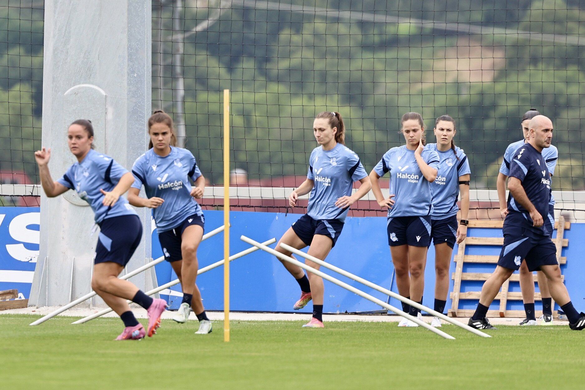Primer entrenamiento de la Real femenino