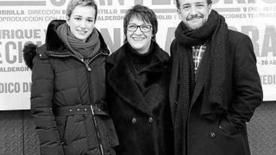 Ariana Martínez, Blanca Portillo y José Luis García Pérez.