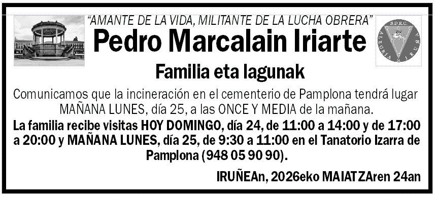 Pedro Marcalain Iriarte