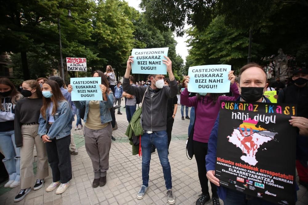 Reivindican su derecho a estudiar en euskera