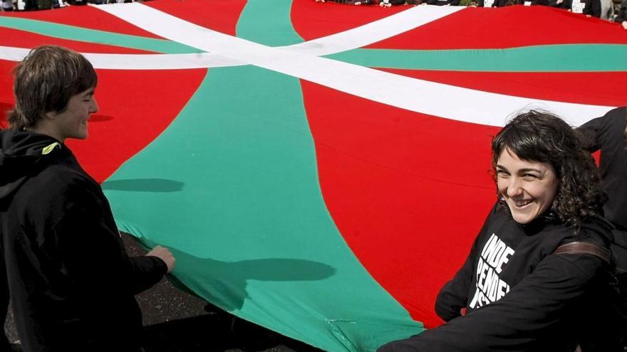 Jóvenes celebrando un Aberri Eguna