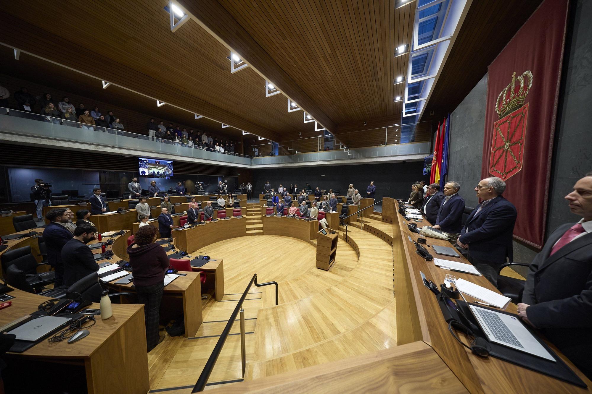Fotos del pleno del Parlamento de Navarra (20 de noviembre de 2025)