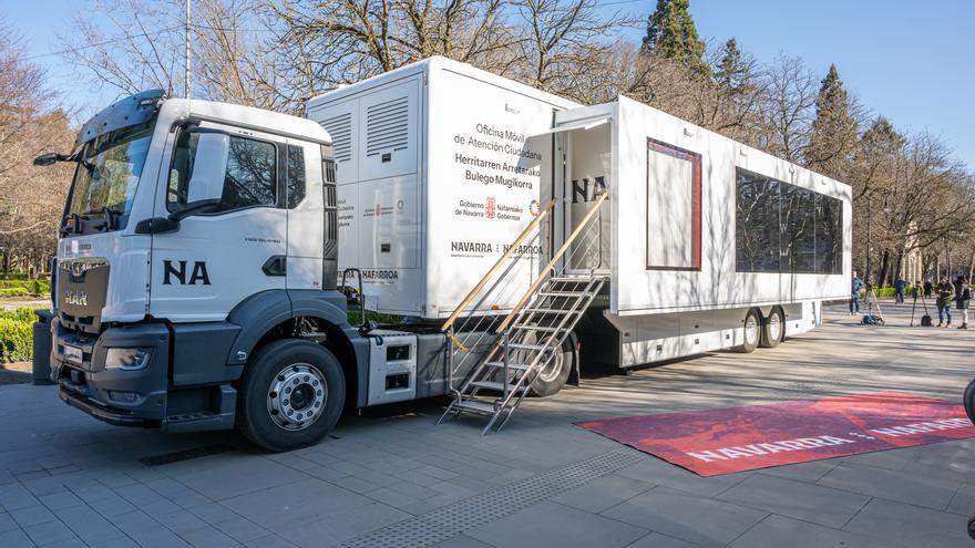La Oficina Móvil de Atención Ciudadana visitará Petilla de Aragón y Sangüesa durante la última semana de julio