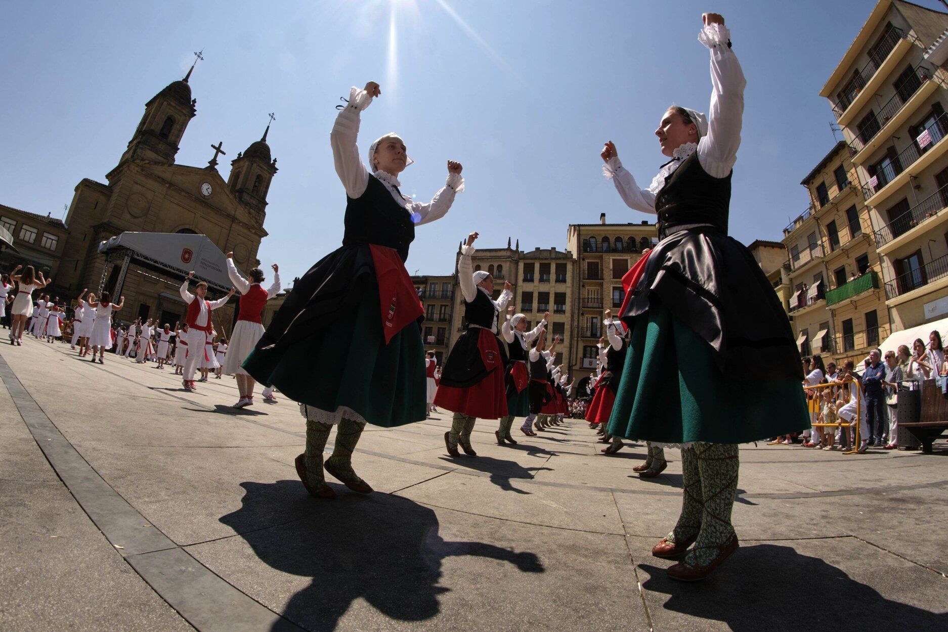 Fotos del inicio de las fiestas de Estella-Lizarra