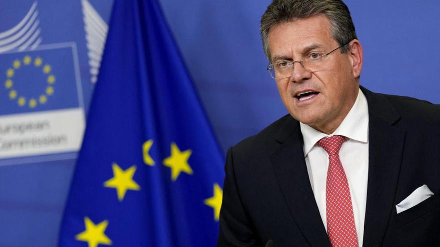 El vicepresidente de la Comisión Europea responsable de las relaciones con Reino Unido, Maros Sefcovic