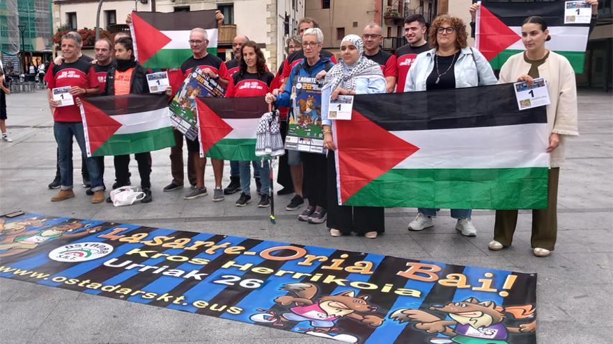 El cross popular Lasarte-Oria Bai del 26 de octubre se solidarizará con el pueblo palestino