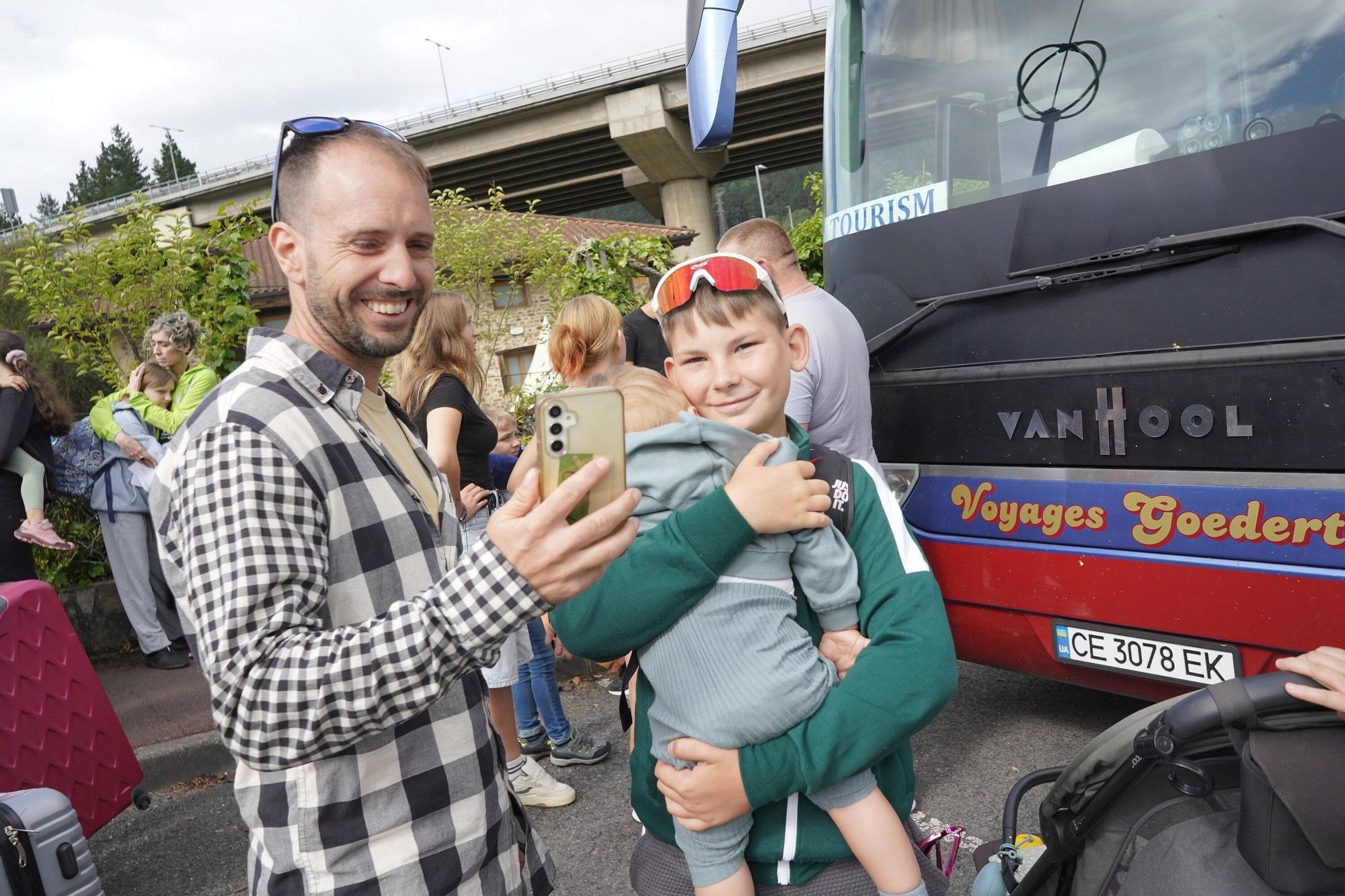 En imágenes: El regreso a Ucrania tras un verano maravilloso en Euskadi