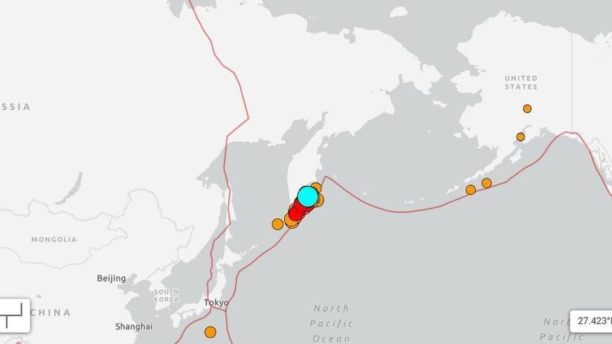 Un terremoto de magnitud 8,8 al sur de la península rusa de Kamchatka desata alertas de tsunami en el Pacífico