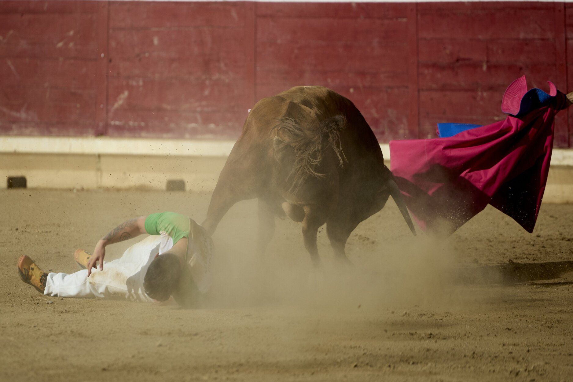 Fotos del concurso de recortadores de fiestas de Tafalla