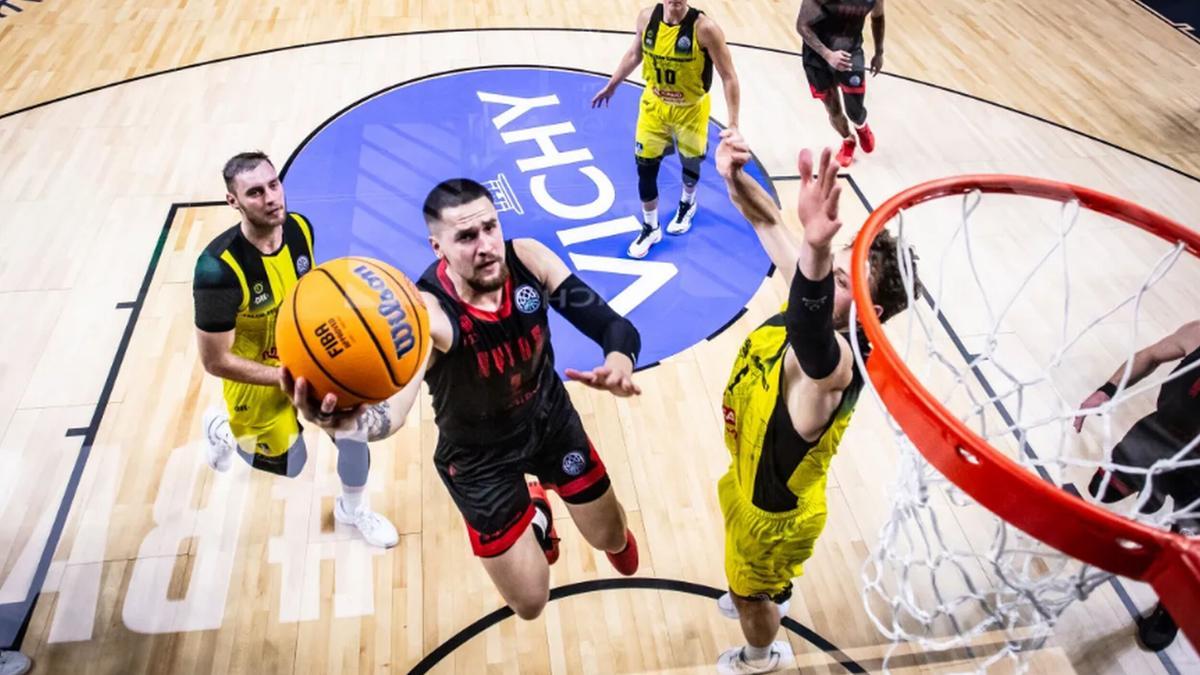 Margiris Normantas, en un encuentro de la pasada temporada.