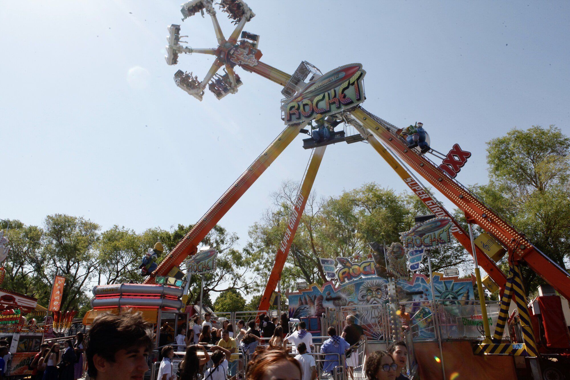 Las barracas, epicentro de la fiesta