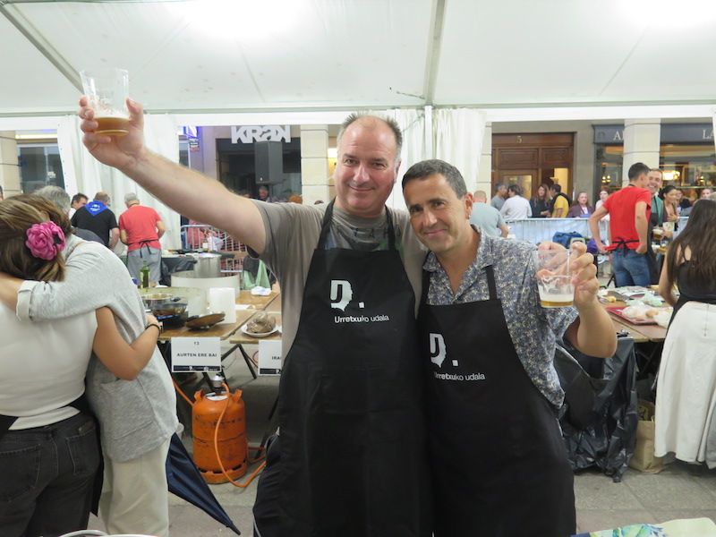 Los urretxuarras lo dan todo en las fiestas de Santa Anastasia