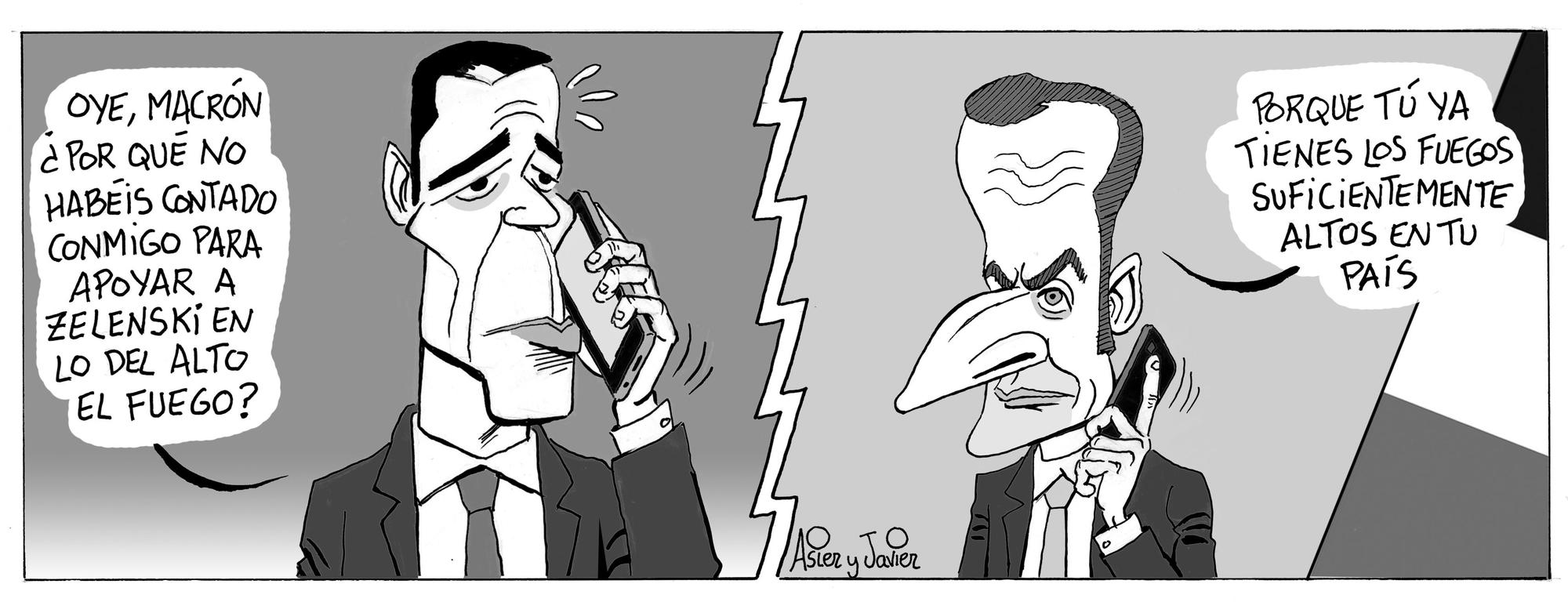 La tira de Asier y Javier del viernes 15 de agosto de 2025