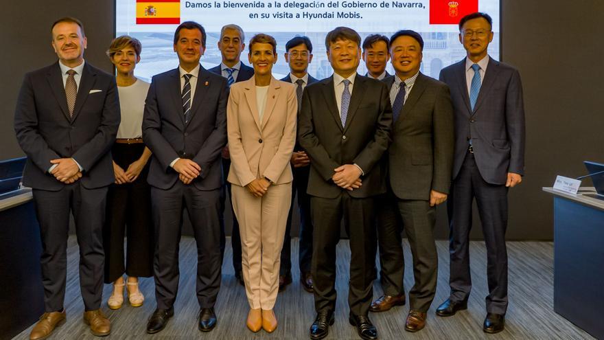Chivite desde Seúl: “Con Mobis, Navarra será referente en la movilidad eléctrica del sur de Europa”