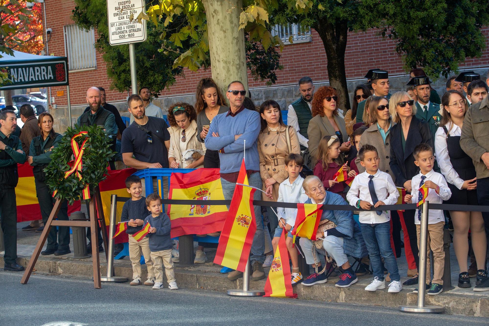 Fotos de la celebración de la Virgen del Pilar por la Guardia Civil de Navarra en Pamplona
