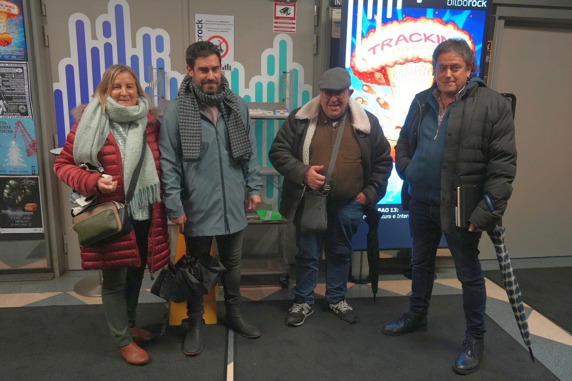 Maite Uribe, Alex Larrondo, José Antonio Escudero y Gorka Belasko no faltaron a la cita.