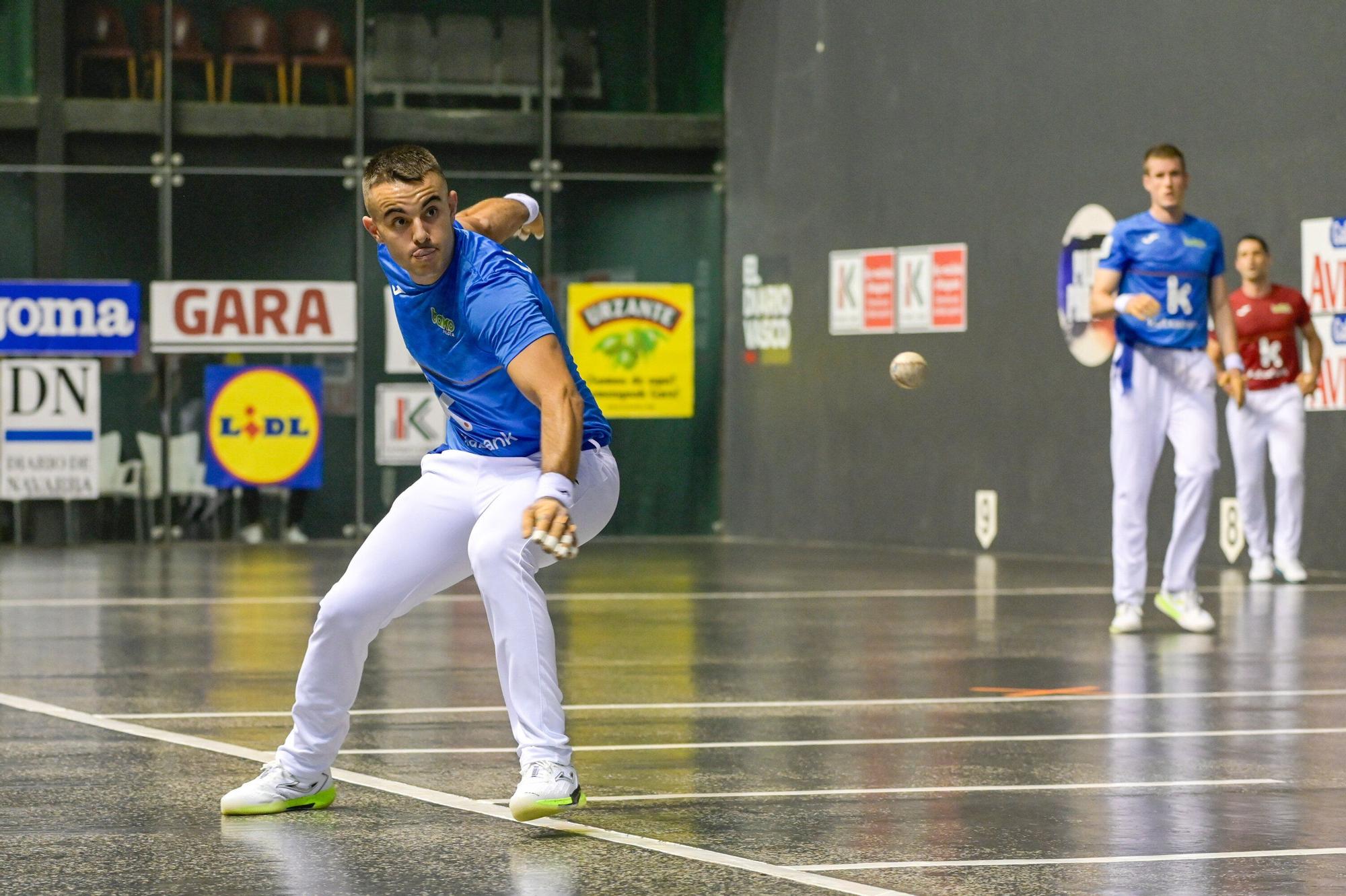 Larrazabal-Mariezkurrena II superan a Laso-Albisu en la tercera jornada del Campeonato de Parejas.