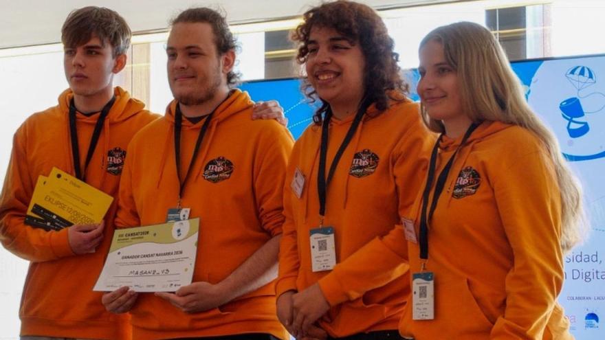 Alumnado del centro IES María Ana Sanz, reconocido en la Final Nacional de CanSat 2026