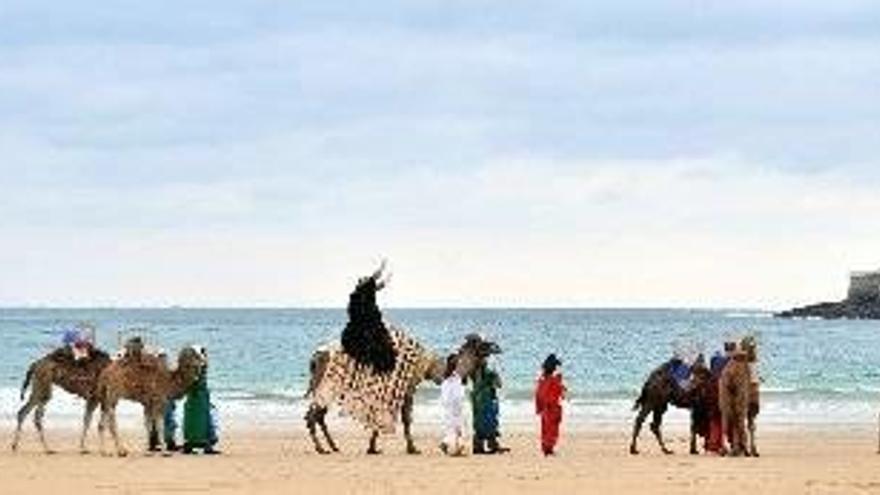 Los Reyes, a la Zurriola