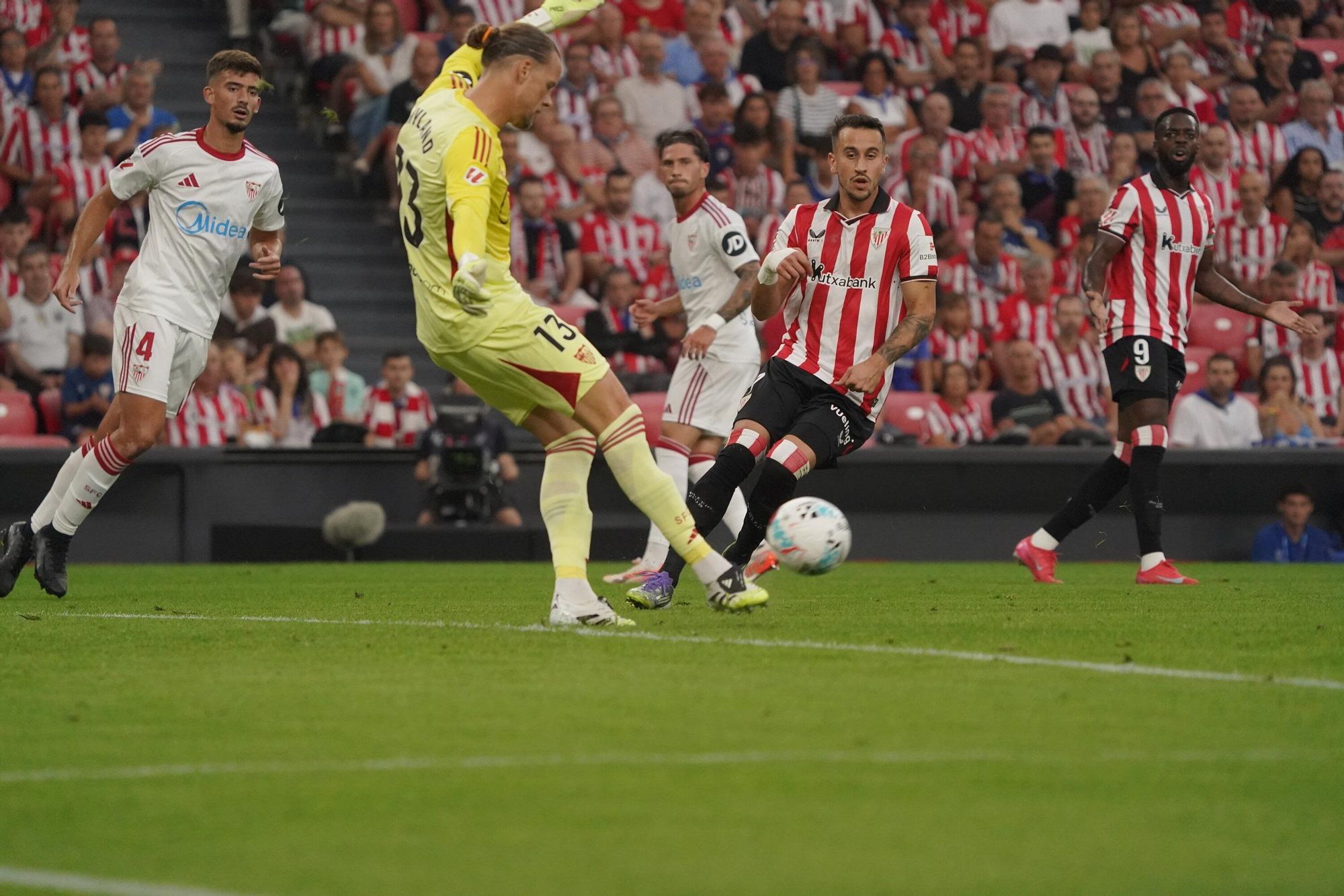 El Athletic-Sevilla, en imágenes