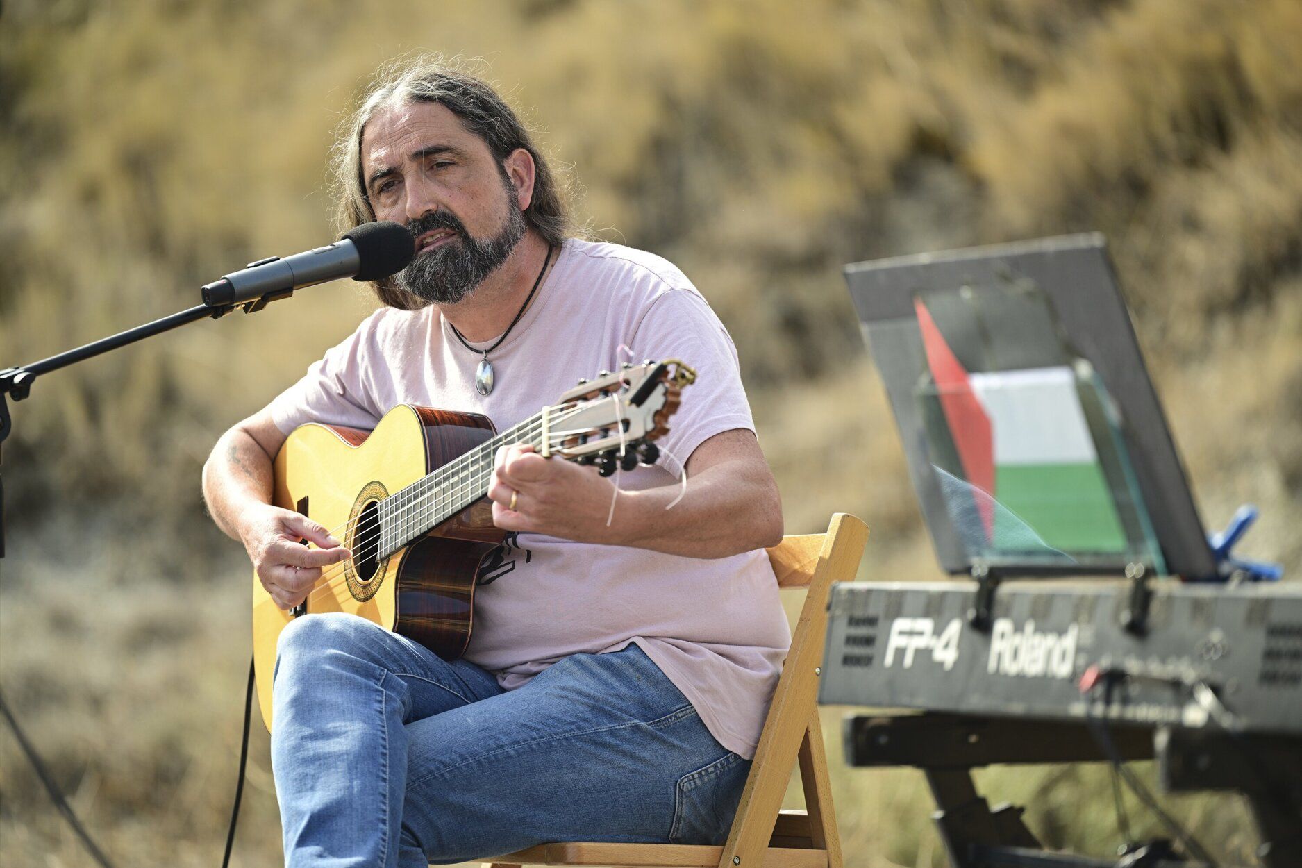 Fotos del homenaje en Ibero a las personas fusiladas durante el franquismo