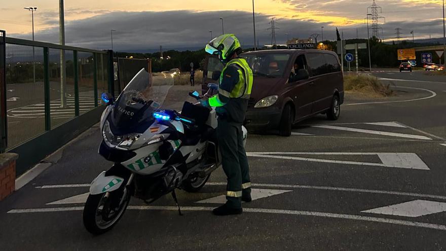 Cuadruplica la tasa de alcoholemia tras ser interceptado por conducción errática en la A-68 cerca de Tudela