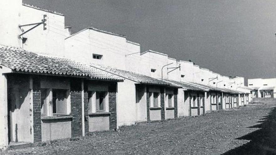 Primeras casas del Barrio de Lourdes