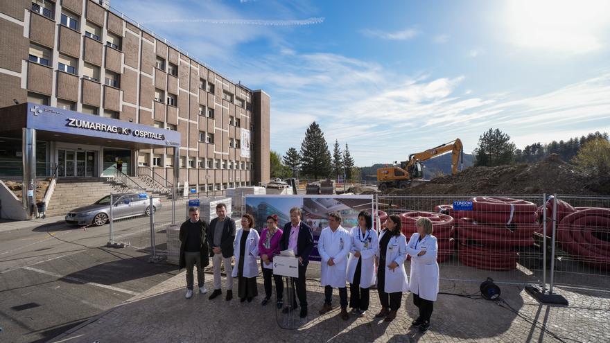 Comienzan las obras del bloque quirúrgico de Zumarraga, que finalizarán en tres años