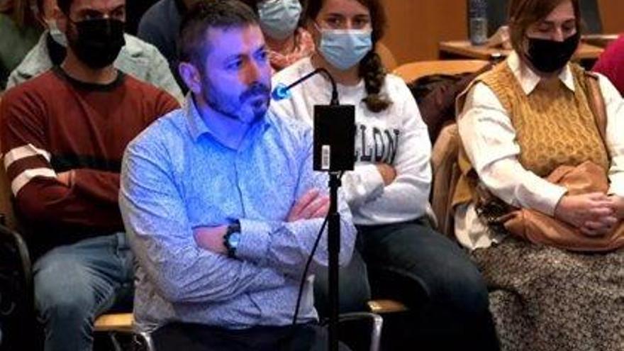 El principal acusado, Pedro Nieva, durante el juicio