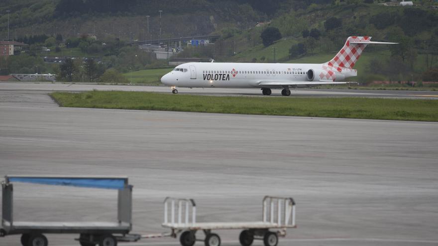 El estreno de Volotea  en Foronda marca el inicio de la campaña invernal en el aeropuerto alavés