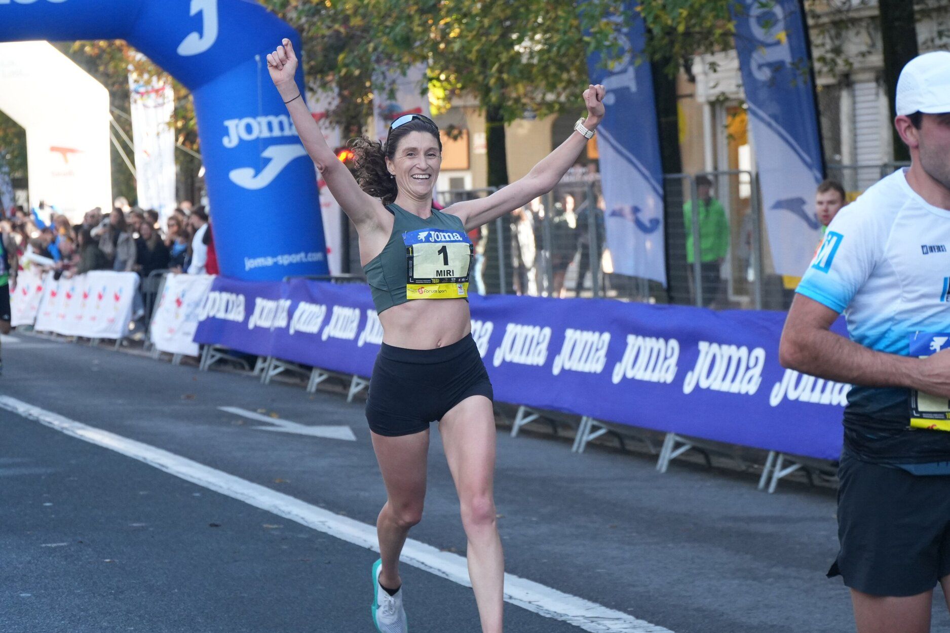 Los últimos metros de la Behobia