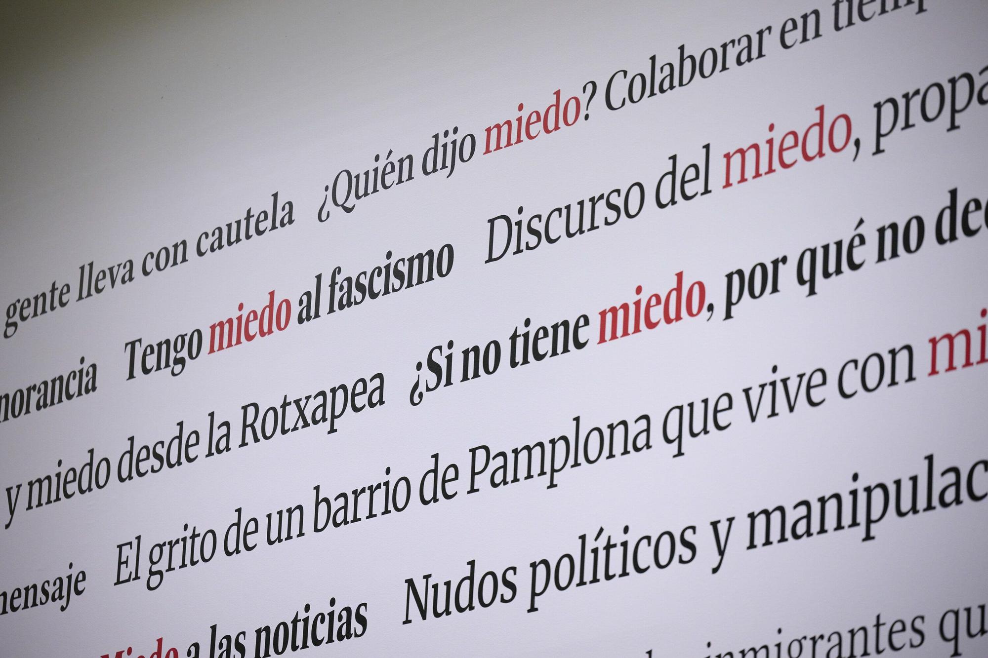 Muntadas: presentación de la exposición 'Entre miedos' en el MUN