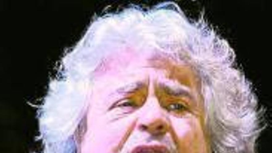 El cómico Beppe Grillo.