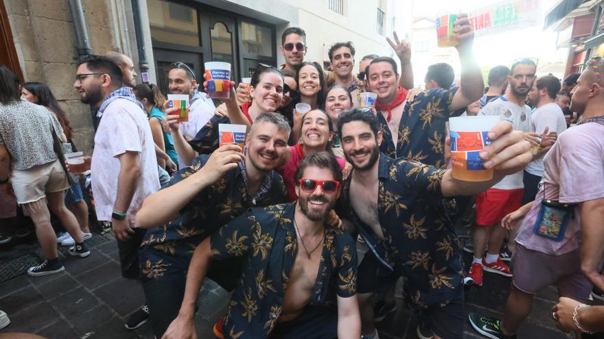 En imágenes: Vitoria sale a la calle a celebrar La Blanca tras el txupinazo