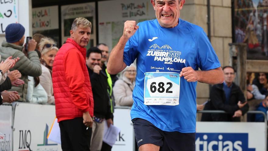 La felicidad de lograr el reto de la Zubiri-Pamplona