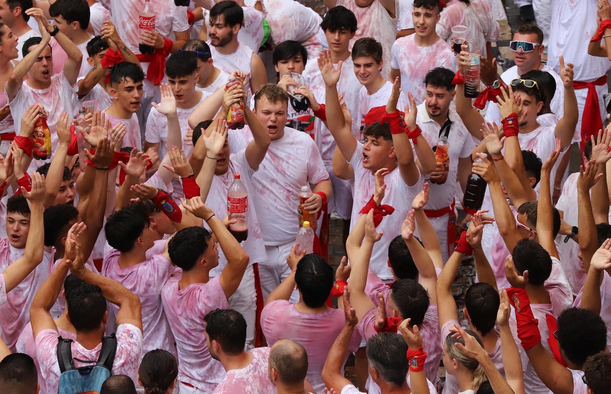 San Fermín 2025 | Momentos previos al lanzamiento del Chupinazo