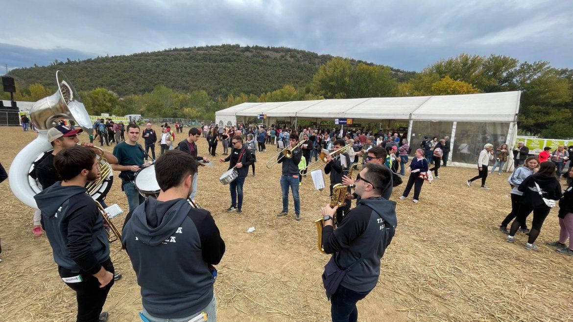 Fotos: Nafarroa Oinez 2025 en la ikastola Paz de Ziganda de Villava - Atarrabia