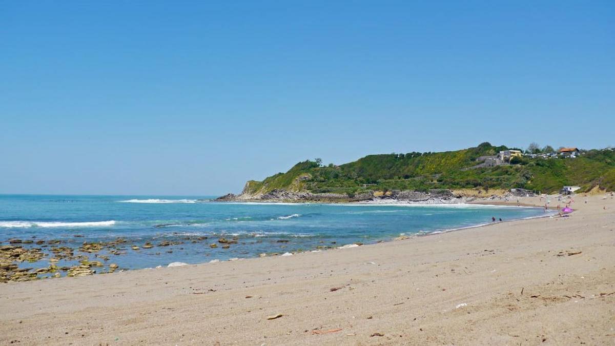 Playa de Lafitenia en Donibane Lohizune / San Juan de Luz.