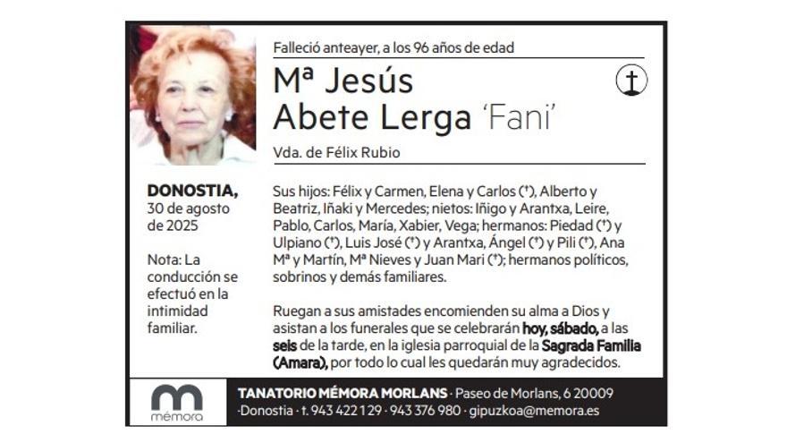 Mª Jesús Abete Lerga