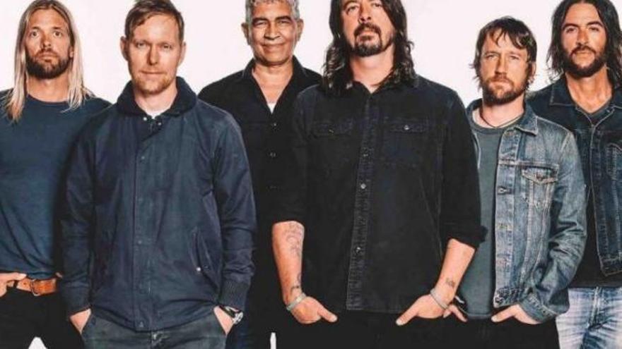 Miembros de la banda &#039;Foo Fighters&#039;.