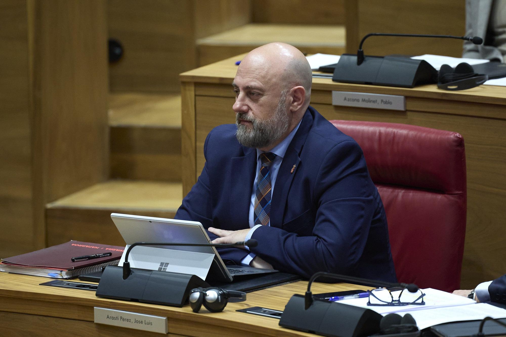 Fotos del pleno del Parlamento de Navarra (20 de noviembre de 2025)