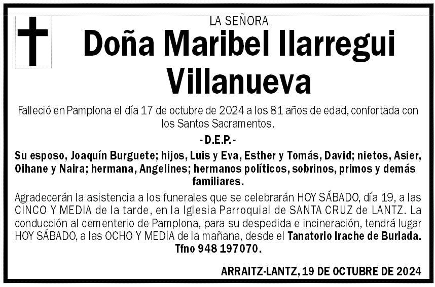 Maribel Ilarregui Villanueva